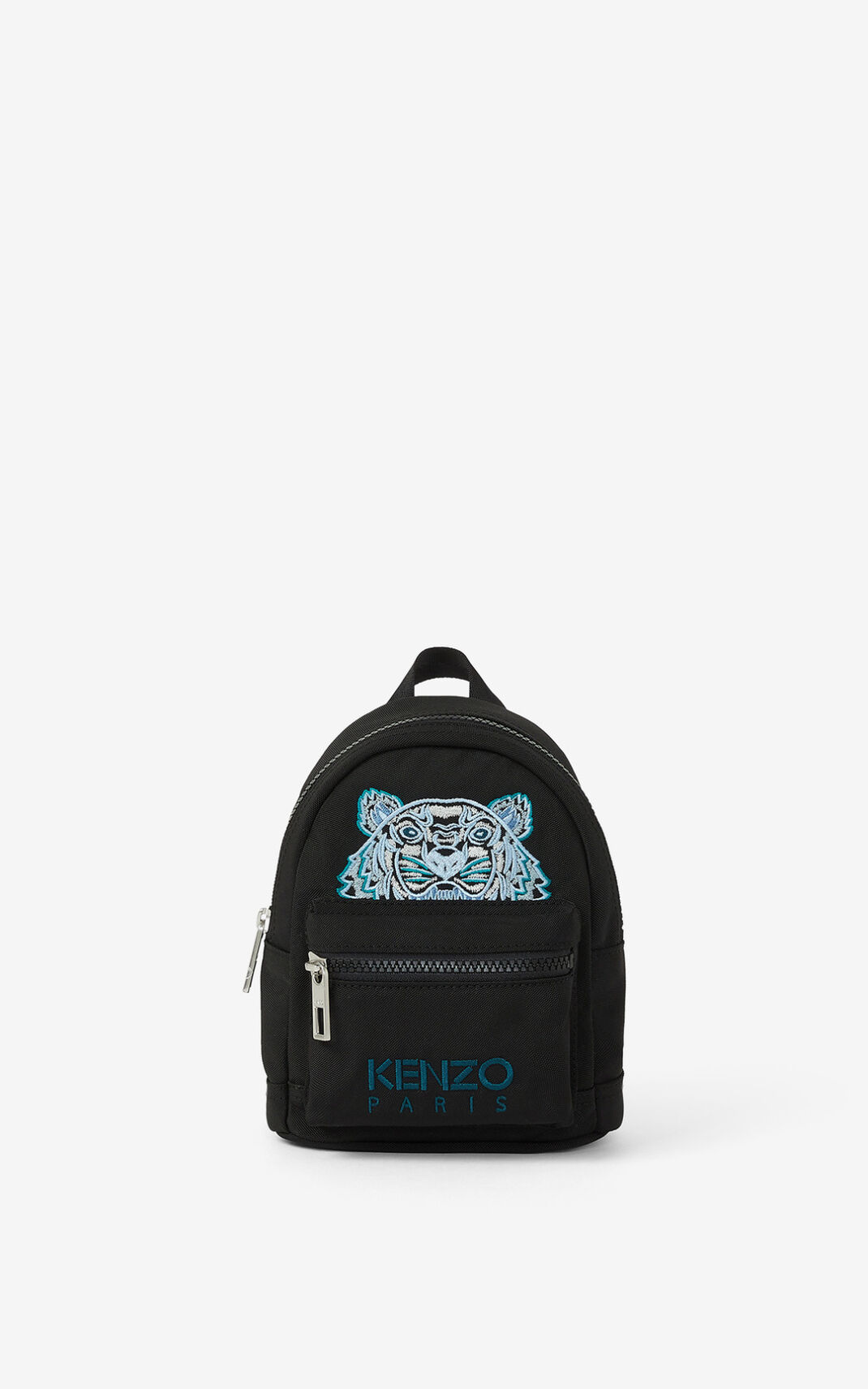 Mochila Kenzo Mini Lona Kampus Tiger Feminino - Pretas | 130AKCJQH